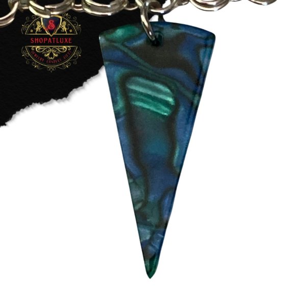 Sterling Silver Triangle Bracelet - Picture 2 of 4